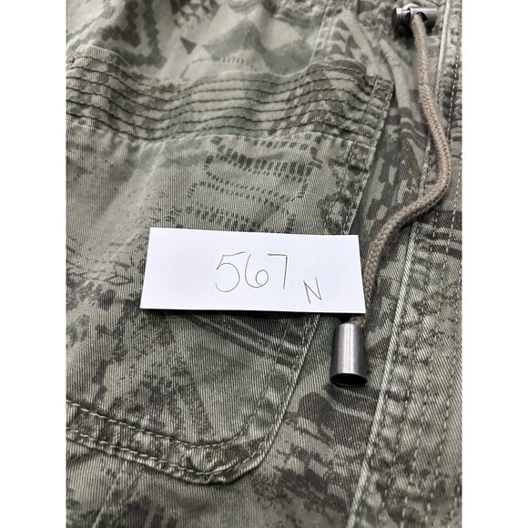 Mossimo Supply Co. Geometric Hooded Utility Jacket Sz XL Snap Zip Front Outdoor - Picture 9 of 10